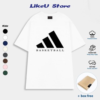 Áo thun Basketball Unisex Nam/Nữ 100% Cotton Cao cấp 280gsm Form Oversize - LikeU LocalBrand