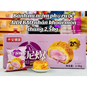 Sét 15 bánh mì mềm phủ ruốc AIDeBao