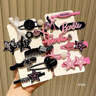 Sét 7 kẹp tóc hoạ tiết nơ, ngôi sao siêu xinhh 🌸🌸🌸