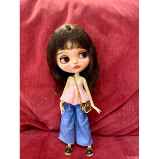 Set áo bí quần jean dài size blythe,ob24