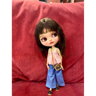 Set áo bí quần jean dài size blythe,ob24