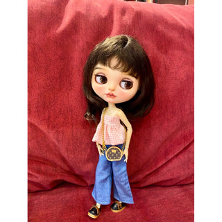 Set áo bí quần jean dài size blythe,ob24