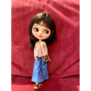 Set áo bí quần jean dài size blythe,ob24