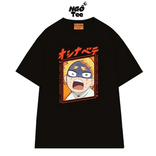Áo Thun Demon Slayer Vẻ Mặt Hoảng Hốt Của Agatsuma Zenitsu Vải Cotton 75 Thoáng Mát NGỐ TEE