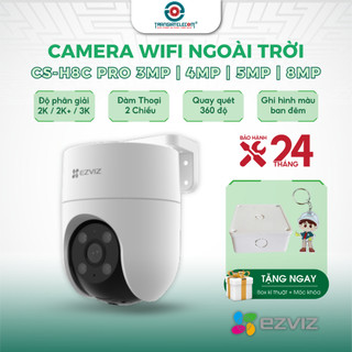 Camera Wifi EZVIZ H8C PRO 3MP/ 4MP/ 5MP Xoay 360 ngoài trời, Đàm Thoại, Ghi hình màu - TRANGIATELECOM