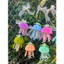 Đèn Lồng Con Sứa Biển Kẽm Nhung Handmade BỐ KHỦNG LONG Lồng Đèn Bạch Tuộc Thỏ Nhung Nhiều Màu Sắc Đồ Chơi Hottrend