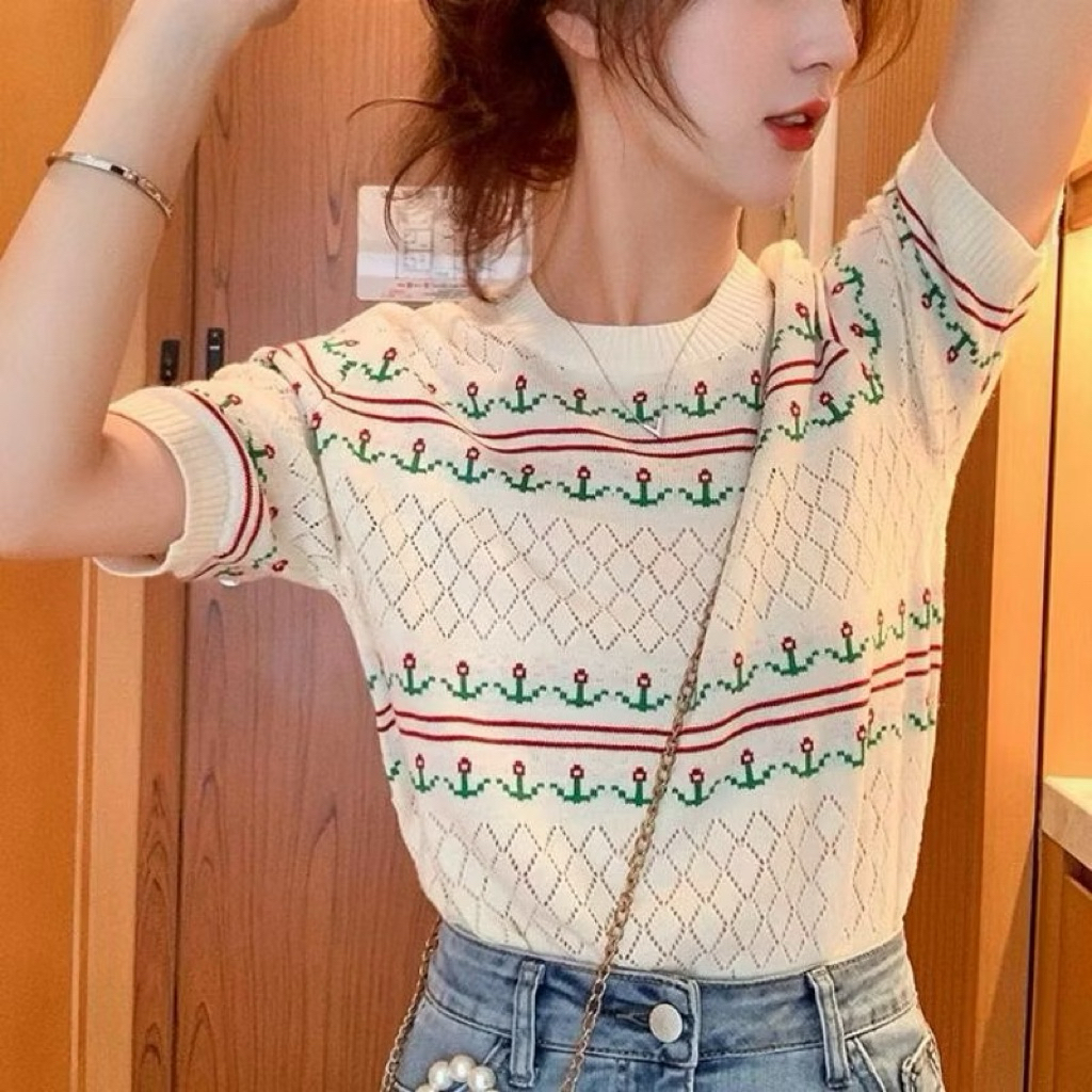 Áo len mongtogi QC,áo len dệt kim hàng thanh lý hoạ tiết dễ thương size 45-57kg.