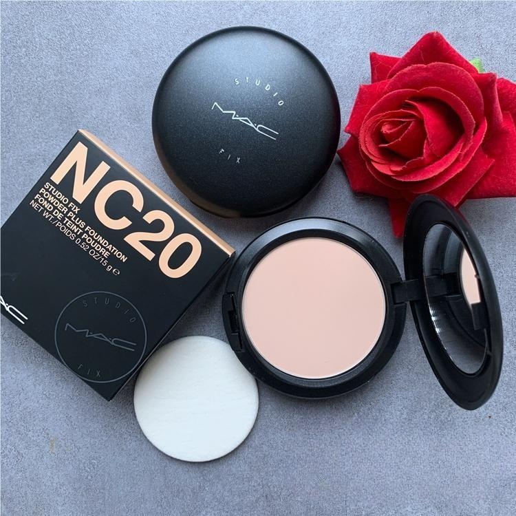 Phấn Phủ MAC 15g/Studio Fix Powder Plus Foundation/Lì Mịn/Lâu Trôi/Nhiều Tông Màu/Che Phủ Hoàn Hảo