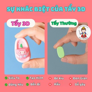Tẩy Bút Chì Siêu Sạch Hình Đôi Dép Kuromi, Melody Cute - Gôm Tẩy Chất Liệu Cao Su Mềm Cao Cấp An Toàn Cho Bé Sử Dụng