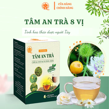 Tâm An Trà - Trà ngủ ngon túi lọc 8 vị Lạc tiên, Đinh lăng hỗ trợ dễ ngủ, ngon, sâu, an giấc