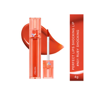 Son tint xăm môi TONYMOLY Perfect Lips Shocking Lâu trôi Chống nước 4g