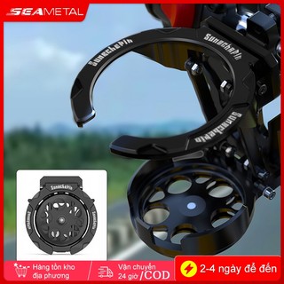 SEAMETAL Có Thể Gập Lại Bàn Xoay Xe Máy Cốc Giá Đỡ Nhựa Loại CNC Chống Rung Nước Giá Đỡ Ấm Siêu Tốc Phụ Kiện Sửa Đổi