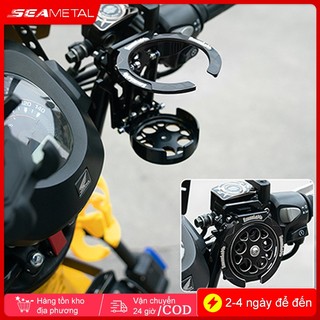 SEAMETAL Có Thể Gập Lại Bàn Xoay Xe Máy Cốc Giá Đỡ Nhựa Loại CNC Chống Rung Nước Giá Đỡ Ấm Siêu Tốc Phụ Kiện Sửa Đổi