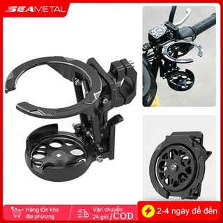 SEAMETAL Có Thể Gập Lại Bàn Xoay Xe Máy Cốc Giá Đỡ Nhựa Loại CNC Chống Rung Nước Giá Đỡ Ấm Siêu Tốc Phụ Kiện Sửa Đổi