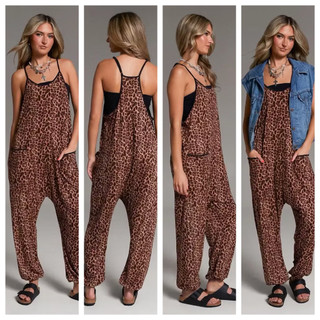 Jumpsuit yếm dây chất thun mềm mịn xuất dư BK3(size bé và người lớn )