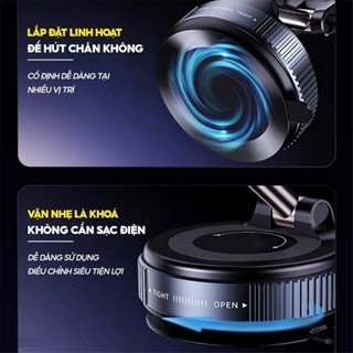 Giá đỡ điện thoại di động hút từ tính 360° Xoay cho gia đình và ô tô | BigBuy360 - bigbuy360.vn