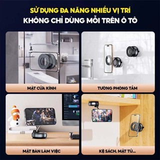 Giá đỡ điện thoại di động hút từ tính 360° Xoay cho gia đình và ô tô | BigBuy360 - bigbuy360.vn