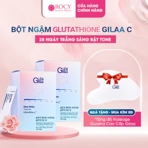COMBO 3 Hộp Bột Ngậm Trắng Da Glutathione C GILAA (3g x30 gói)