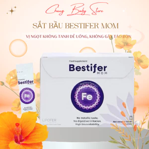 Sắt hướng đích Bestifer - Hỗ trợ cải thiện thiếu máu thiếu sắt ở phụ nữ mang thai và cho con bú hộp 20 gói