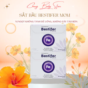 Combo 2 hộp sắt bầu Bestifer vị ngon dễ uống hấp thụ nhanh nhập khẩu Châu Âu hộp 24 gói