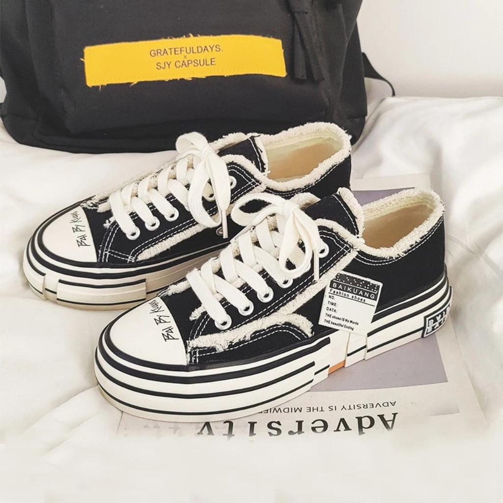 [LẺ SIZE THANH LÝ] Giày Thể Thao Nữ, Sneaker bằng vải Trẻ Trung, Êm Chân, Thoáng Khí