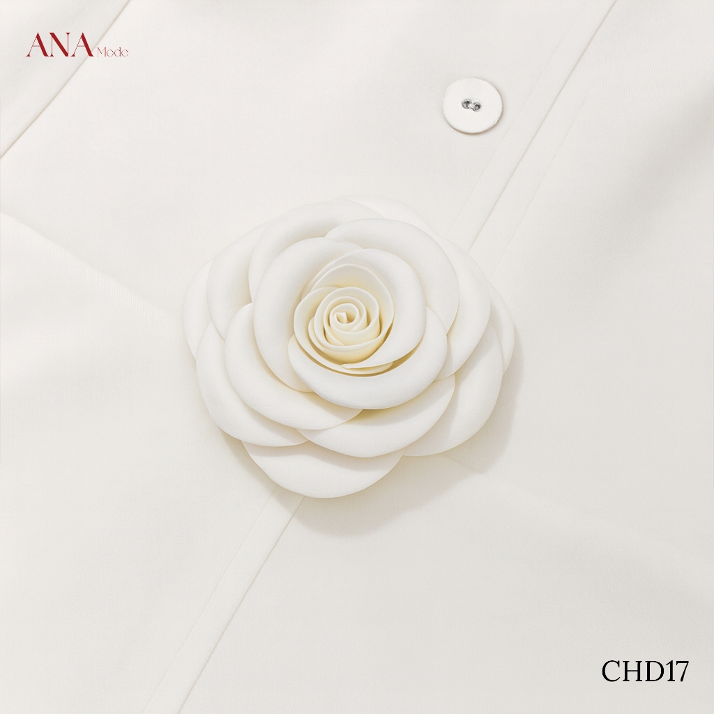 Áo Kiểu Công Sở Nữ ANA Mode Chất Liệu Cotton Lạnh Thanh Lịch Đi Tiệc Quà Tặng Mẹ AK25CHD17