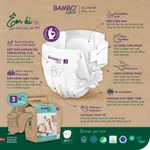 Thùng Tã Dán Trẻ Em Cao Cấp Thuần Chay Bambo Nature Mỏng Nhẹ Thoáng Khí Cho Bé Sơ Sinh Nhập Khẩu Đan Mạch — ảnh 6