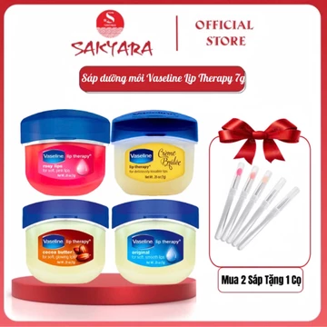 Sáp Sáp Dưỡng Môi Mềm Mịn Vaseline Lip Therapy Rosy Lip,Original, Creme Brulee 7g Chuẩn USA