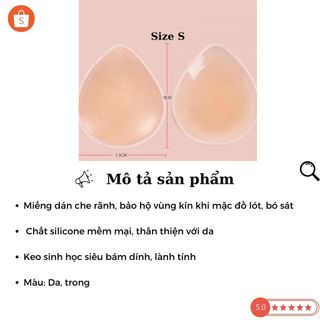 Miếng dán bảo hộ che rãnh vùng kín giúp chị em tự tin diện đồ bó sát bikini tập gym DEVARI D0163