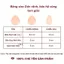 Miếng dán che rãnh vùng kín bảo hộ chống lộ silicone mềm mại tái sử dụng được nhiều lần DOPCIO D0163
