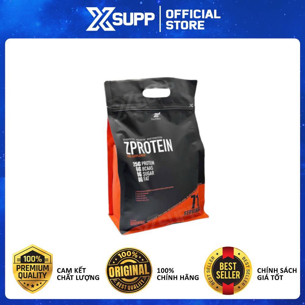 (2lbs -957g) Túi Whey Protein Zprotein 100% Hydrolyzed Whey Protein Isolate