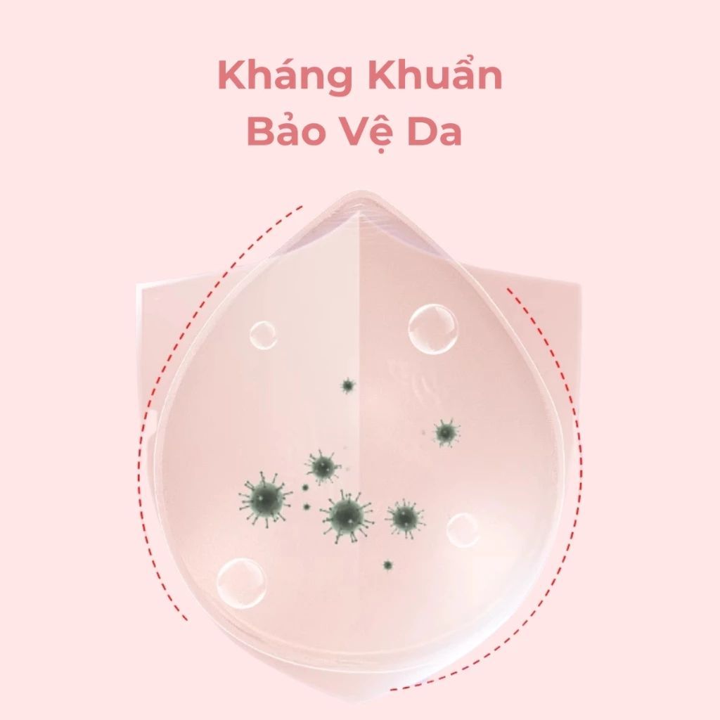 Miếng dán silicone mềm mại che rãnh vùng kín chống lộ bảo hộ mặc đồ bó sát đồ tập gym LANIXA D0163