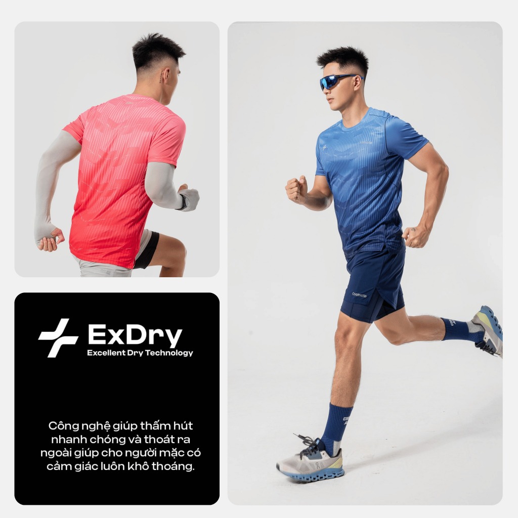 [MUA 3 GIẢM 30%]Áo thun nam Tshirt chạy bộ Graphic Energy áo thể thao running thoáng khí thấm hút tốt Coolmate