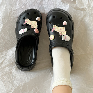 Dép sục nữ đế cao 6cm kèm 8 charm Mèo và cá dẽ thương Mita CS-156