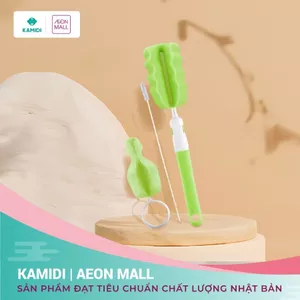 Bộ Cọ Bình Sữa Kamidi 3 Chi Tiết Vệ Sinh Bình Sữa Màu Ngẫu Nhiên