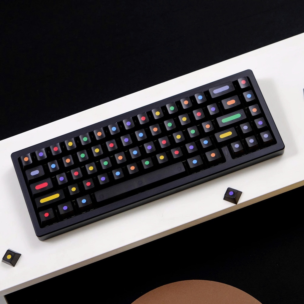 Keycap Aifei Midday Sun Dot – Bộ keycap sương mờ chất liệu ABS | Xuyên led  | Profile Cherry | Keyboard Studio | BigBuy360 - bigbuy360.vn