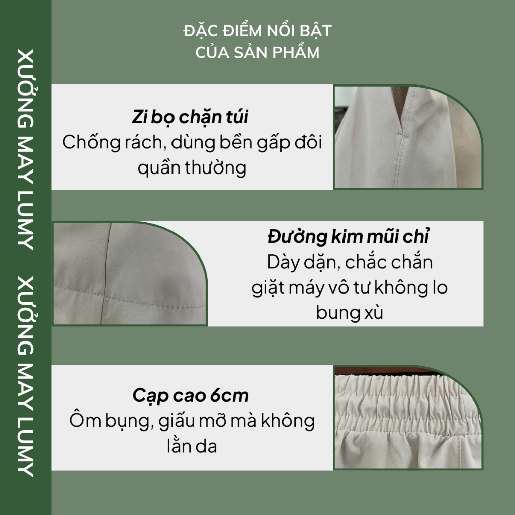 Quần Đùi Nữ Dáng Phồng Vải Mềm Mặc Ở Nhà, Short Ống Rộng Cạp Chun Lưng Cao Thoáng Mát, Quần Short Nữ Kẻ Sọc