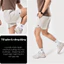 Quần short nam thể thao chạy bộ, tập Gym, Pickleball độ dài 6 inch zipped có túi kéo khoá Coolmate