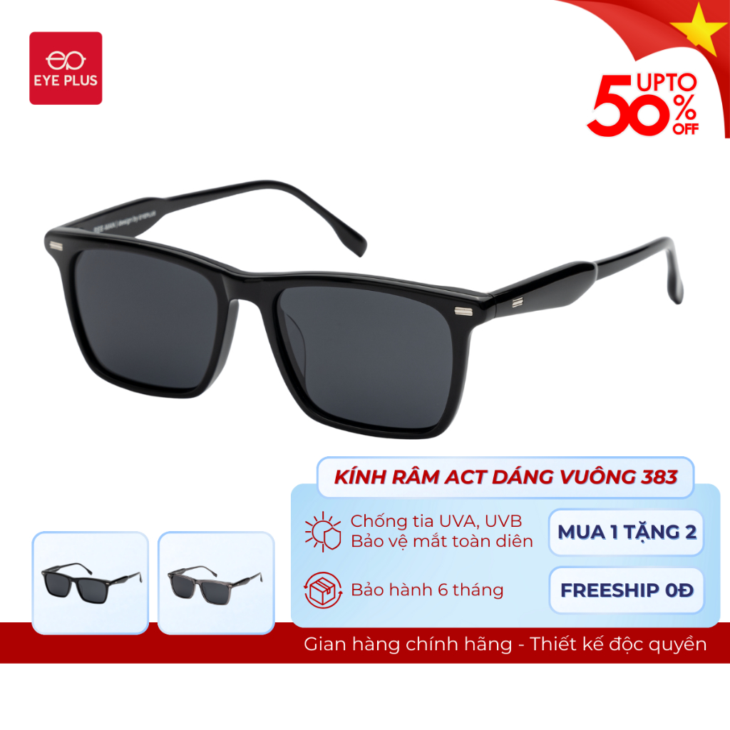 [RM] Kính Mát Thời Trang Nam Nữ Eye Plus 383 Gọng Kính Râm Nhựa Nguyên ...