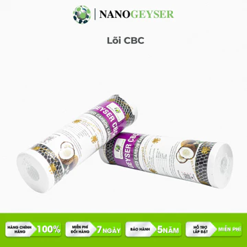 Lõi CBC NANO GEYSER, lõi lọc nước số 3, lõi than hoạt tính gáo dừa dùng cho các dòng máy Nano