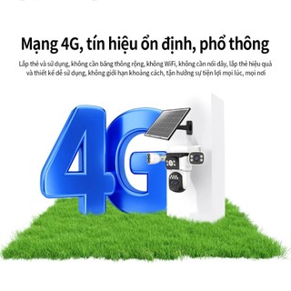 Camera Năng Lượng Mặt Trời Sim 4G VSTARCAM BG621TR, 4 Mắt 3 Khung Hình Độc Lập Zoom 10x 2k Siêu Nét