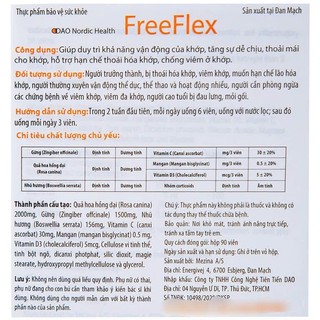 Viên uống Free Flex Hỗ trợ tăng dịch nhờn khớp, giảm đau xương khớp,tăng khả năng vận động (90 viên)