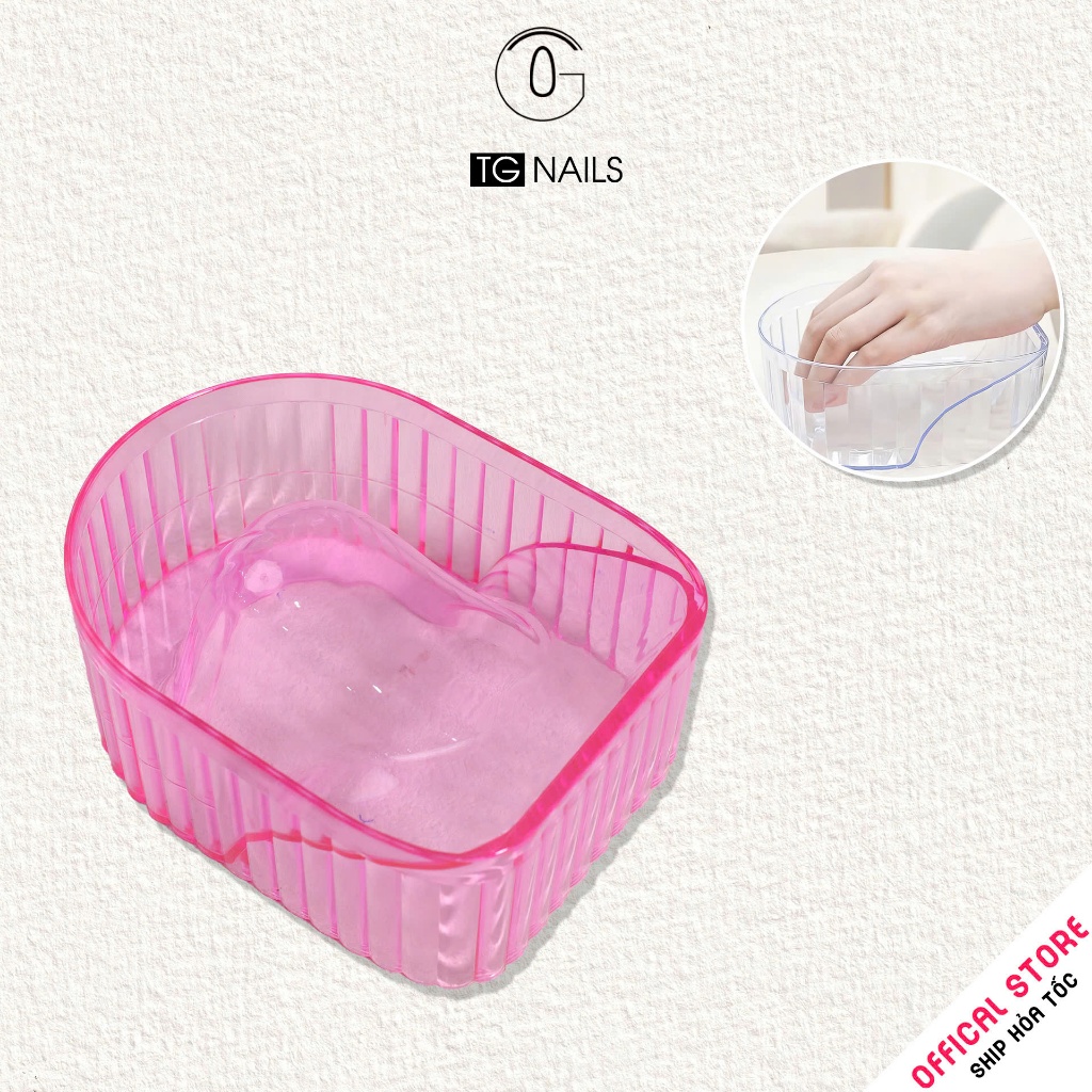 Bát ngâm tay nail bằng Mica nhỏ gọn tiện lợi
