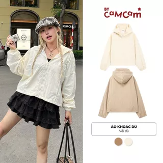 Áo Khoác Dù 𝑩𝒚𝒄𝒂𝒎𝒄𝒂𝒎 Nhiều Màu Mũ Dây Rút Chắn Gió Chống Nắng Hàn Quốc