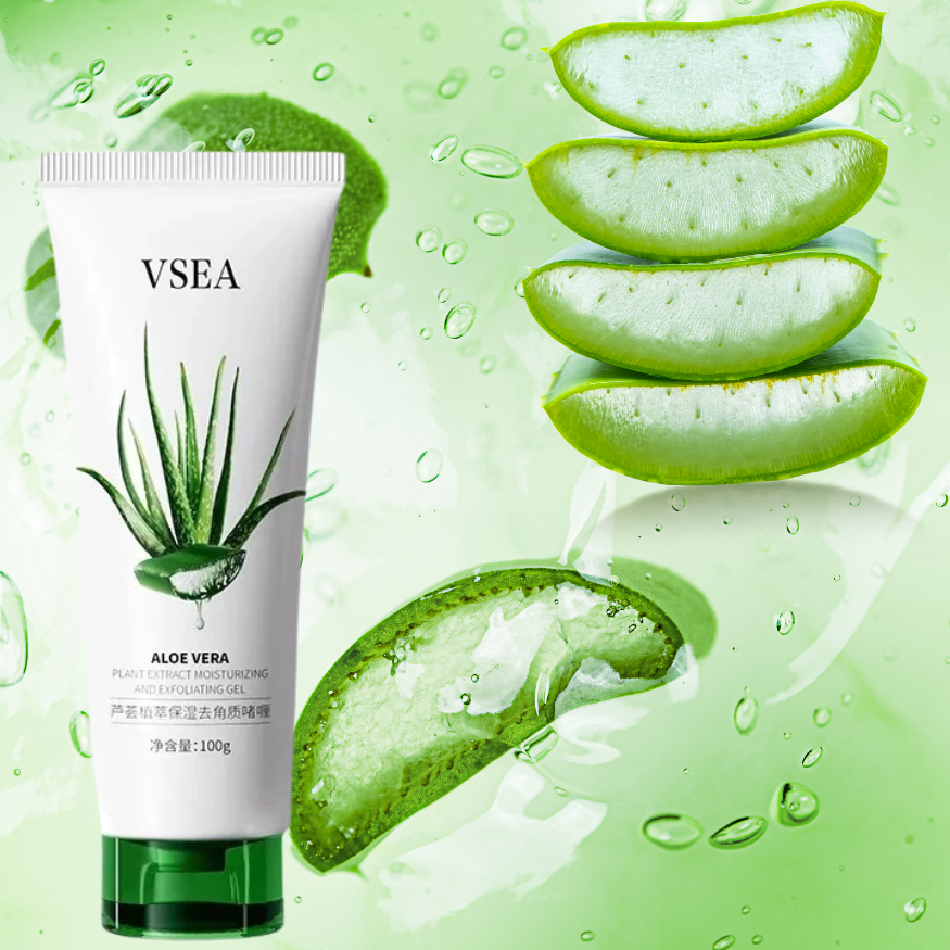 Bộ - [Combo 2 Chai] Gel Tẩy Tế Bào Chết Lô Hội Vsea – Gel Nha Đam Làm Sạch Da Dịu Nhẹ