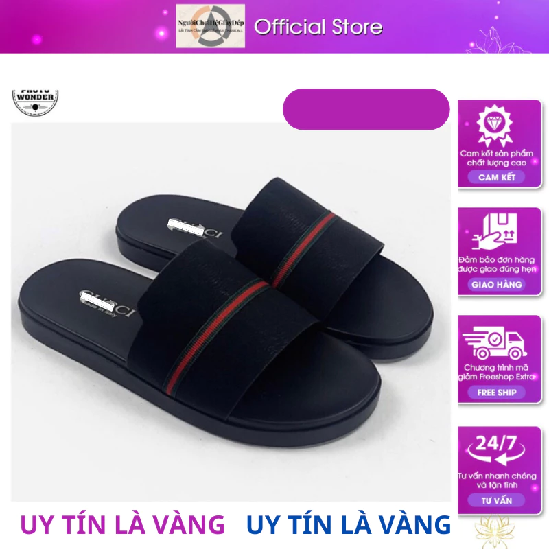 Dép G - C,dép quai ngang,dép boy phố,dép hot trend,dép công xưởng nội địa quảng châu