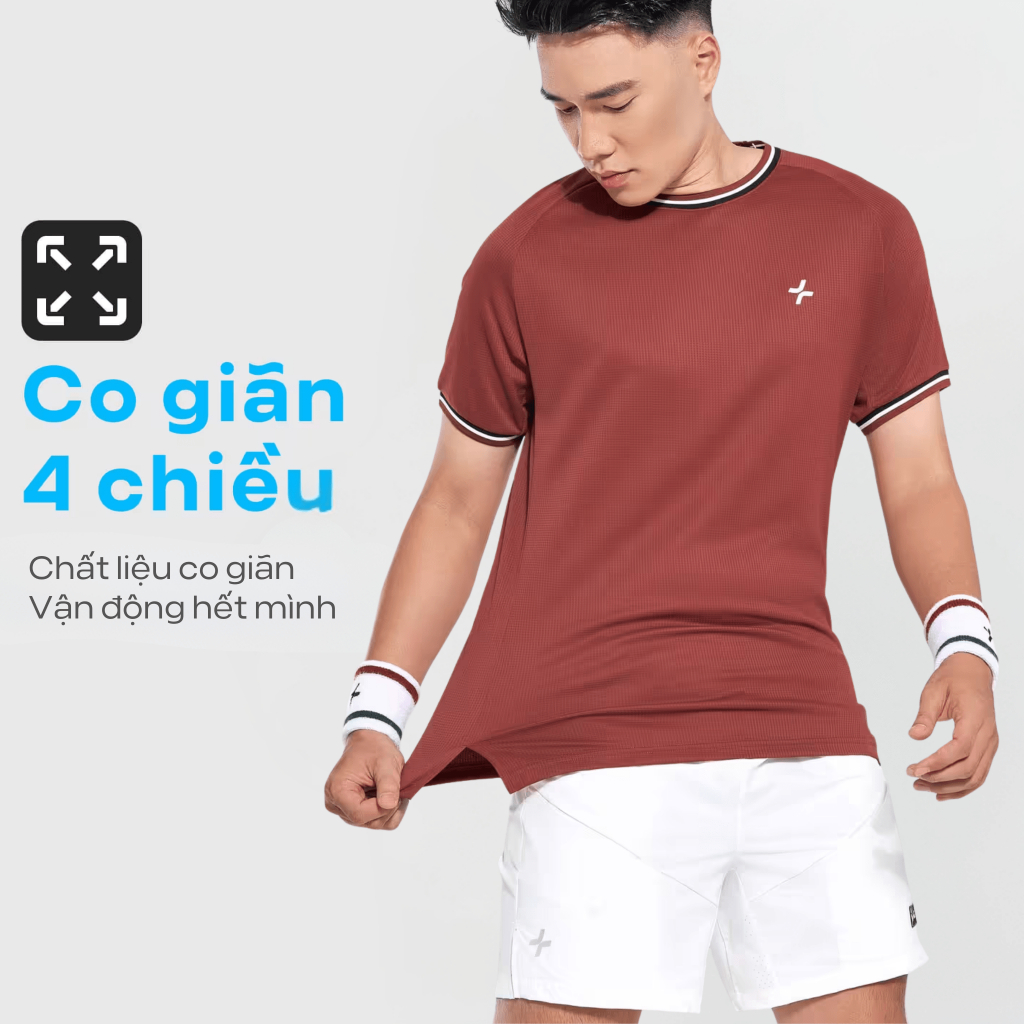 [TẶNG QUẦN SHORT]Áo thun thể thao nam Pickleball Dink Shot, Nhanh khô, Thoáng khí, Thấm hút tốt Coolmate