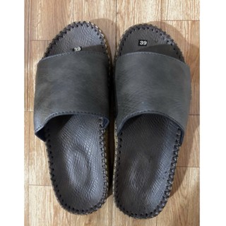 Dép Nam Quai Da Cao Cấp Bản Quai Khâu Liền Đế Chống Mòn size 39 tới 44