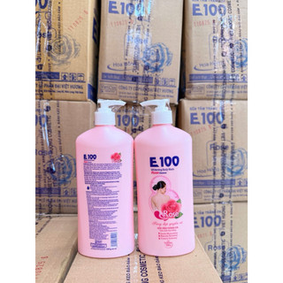 Sữa Tắm Trắng Da E100 Hoa Hồng 520g: Chính Hãng