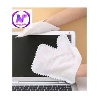 Găng tay vải lau chùi dùng 1 lần combo 10 cái